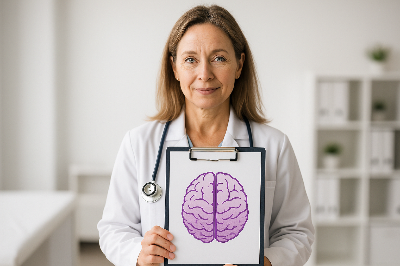 doctor clipboard brain